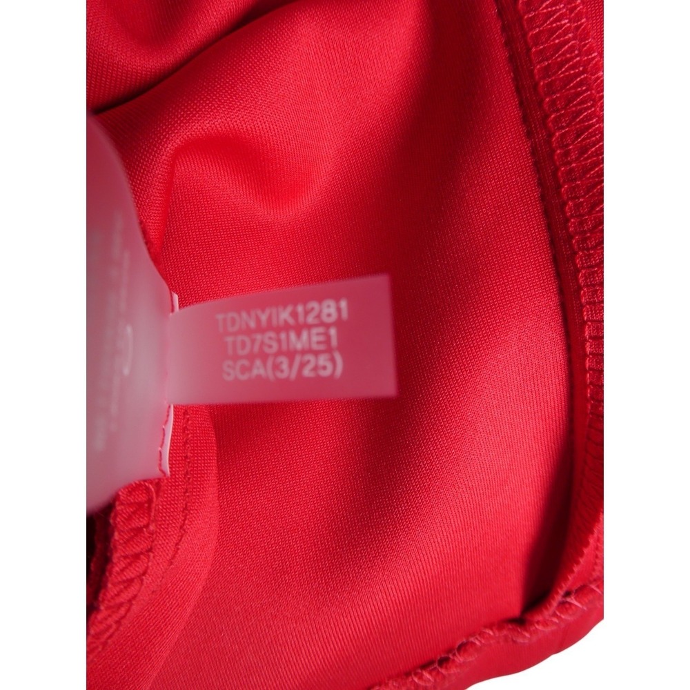 Tommy Hilfiger Women's Scuba Sheath Red Cocktail Dress TD7S1ME1 S 16 - Picture 7 of 8